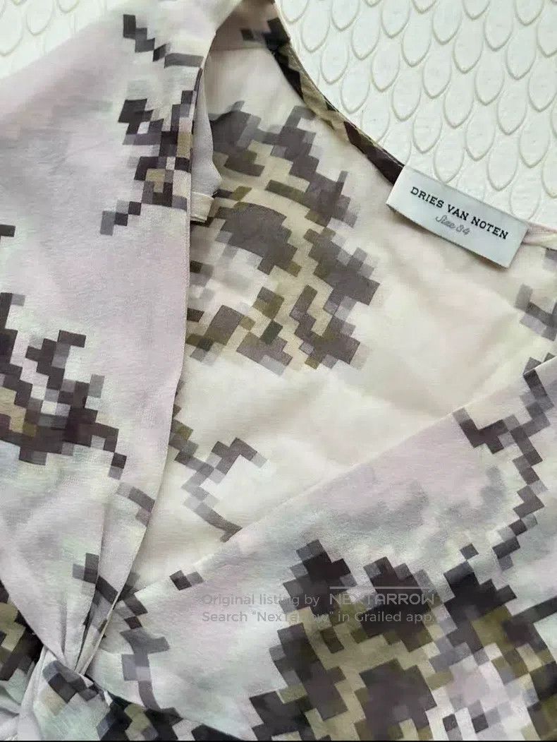 Dries Van Noten Dries Van Noten Color-blocked Midi Skirt Size 33" - 5 Thumbnail