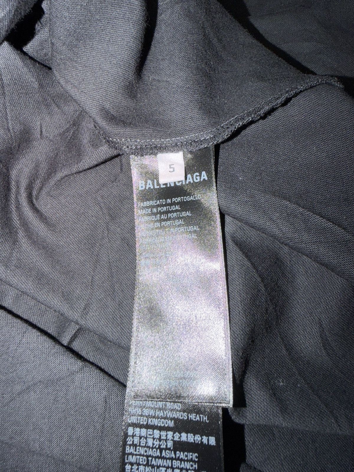 Balenciaga Balenciaga Keep Calm T shirt Size US XXL / EU 58 / 5 - 7 Thumbnail