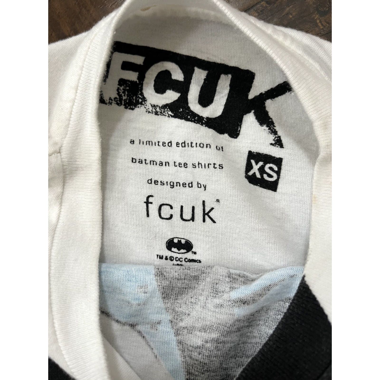 French Connection VINTAGE French Connection Batman T-Shirt Men XS White DC Comics Limited Edition Short Sleeve Comics Summer Spring Size US XS / EU 42 / 0 - 4 Thumbnail