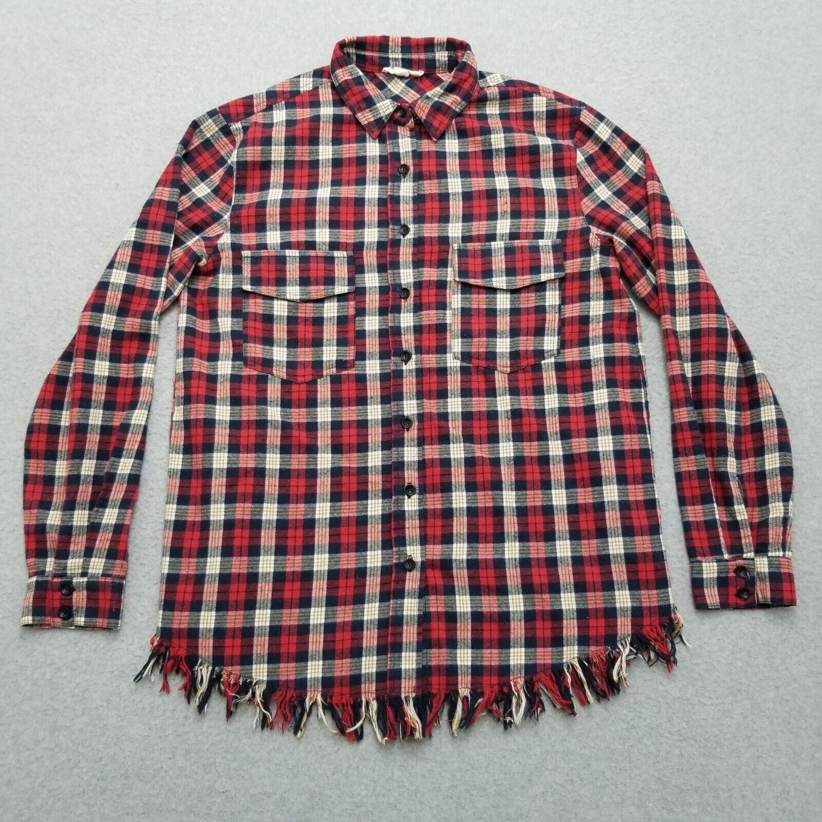 Other Entro Shirt Womens Small Plaid Flannel Button Up Pockets Size S / US 4 / IT 40 - 1 Thumbnail