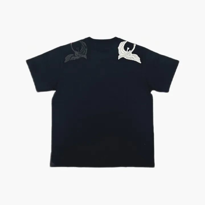 Burberry Burberry Burberry Black Embroidered Swan Short Sleeve T-Sh Size US S / EU 44-46 / 1 - 3 Thumbnail