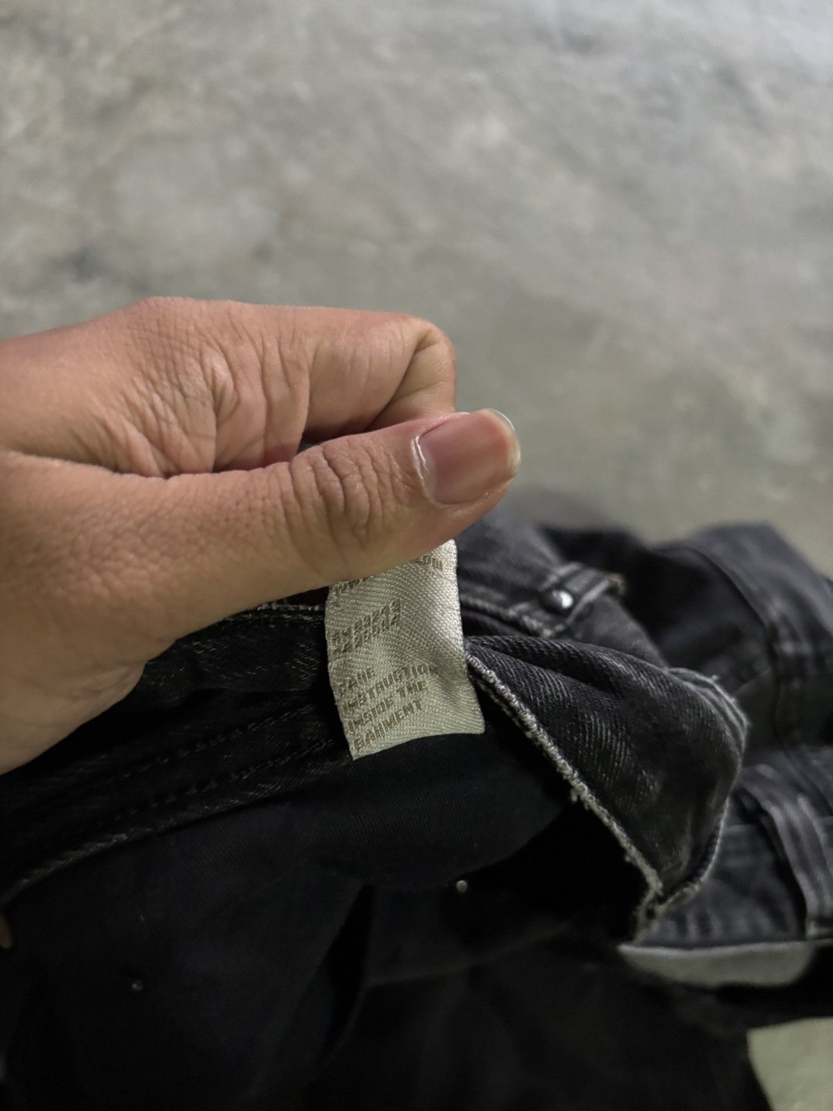 Diesel 2000s Diesel industry opium black jeans claw washed faded Size US 34 / EU 50 - 7 Thumbnail