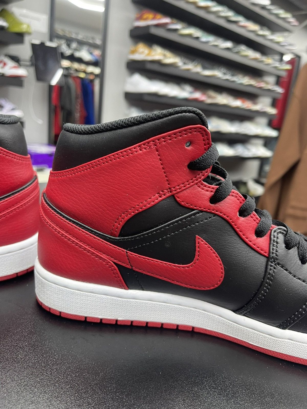 Jordan Brand Size 10 - Jordan 1 Mid Banned “2020” Size US 10 / EU 43 - 7 Thumbnail