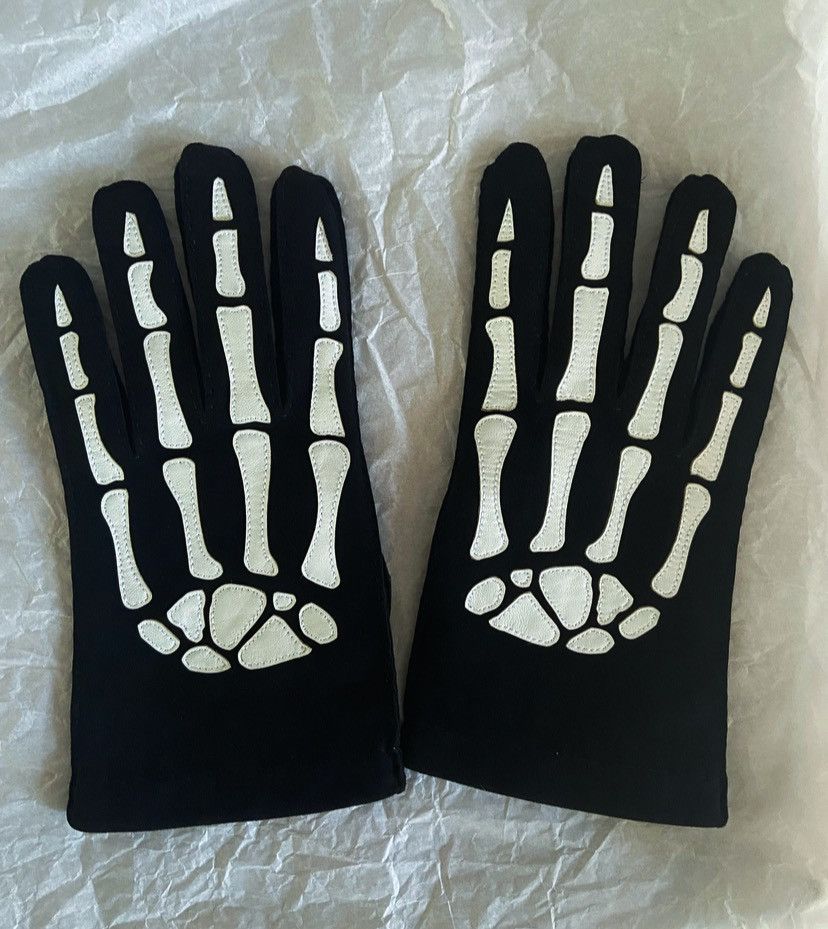 Saint Laurent Paris Saint Laurent Paris - Skeleton Gloves (RARE) Size ONE SIZE - 1 Thumbnail