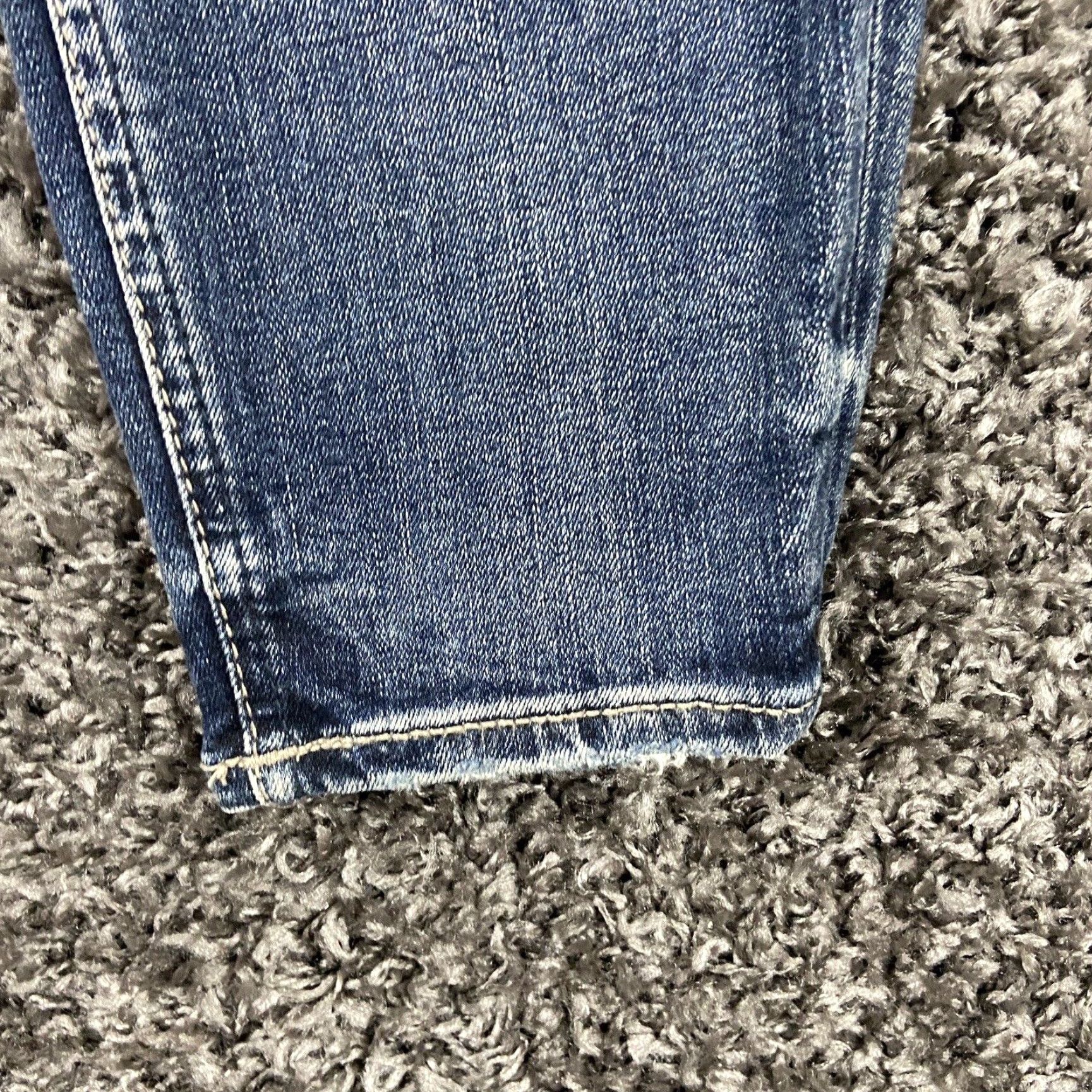 Silver Jeans Co. SILVER JEANS Avery Skinny Crop Distressed Blue Jeans Women’s 28 Size 28" / US 6 / IT 42 - 2 Thumbnail
