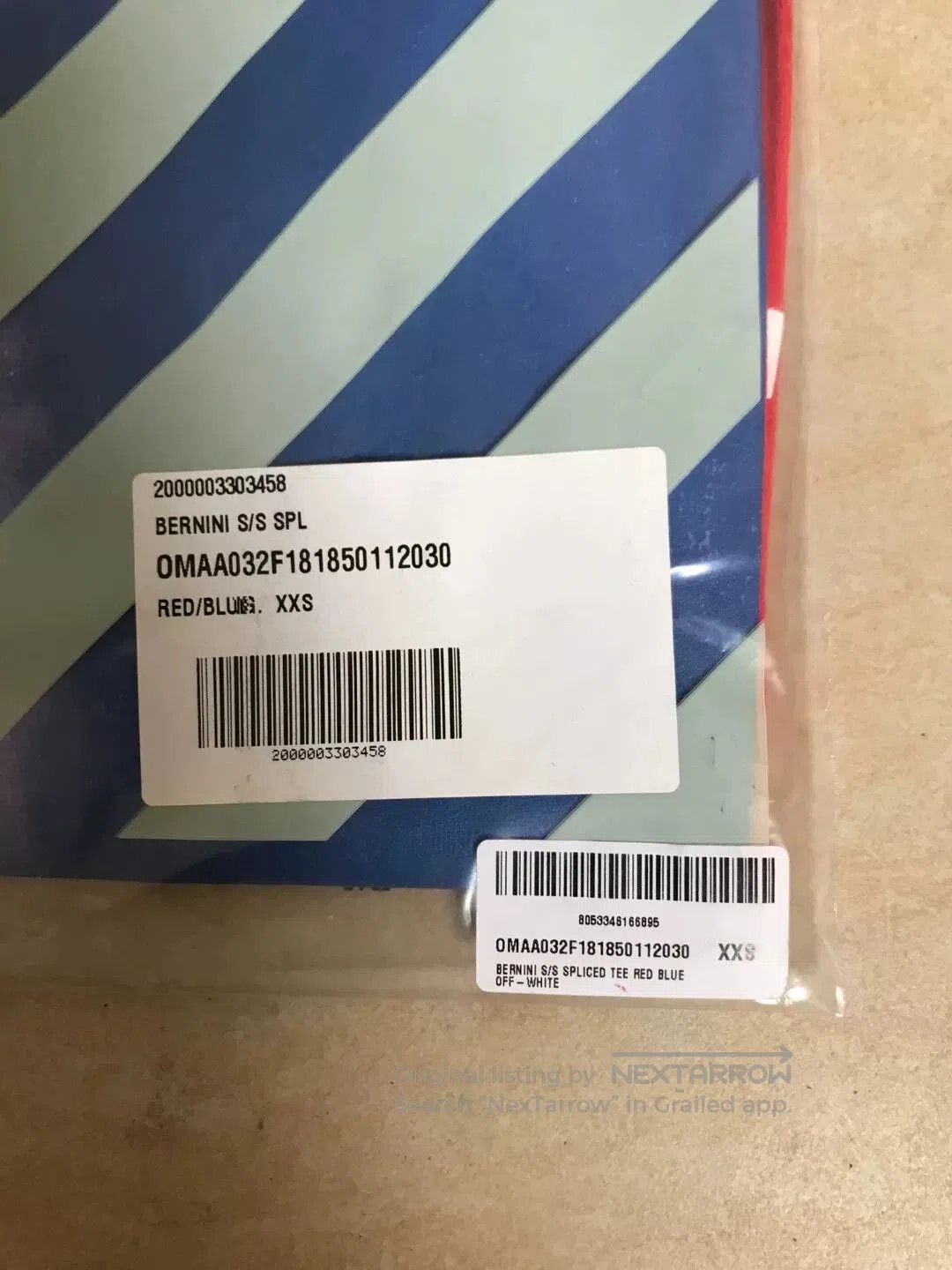 Off-White Off-White Benini Short-Sleeve Tee. Size US XXS / EU 40 - 3 Thumbnail