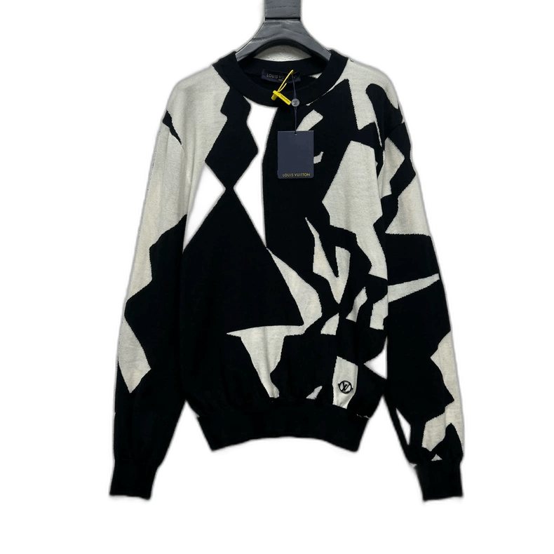 Louis Vuitton Louis Vuitton Abstract Pattern Wool Sweater - dmc Size M / US 6-8 / IT 42-44 - 1 Thumbnail