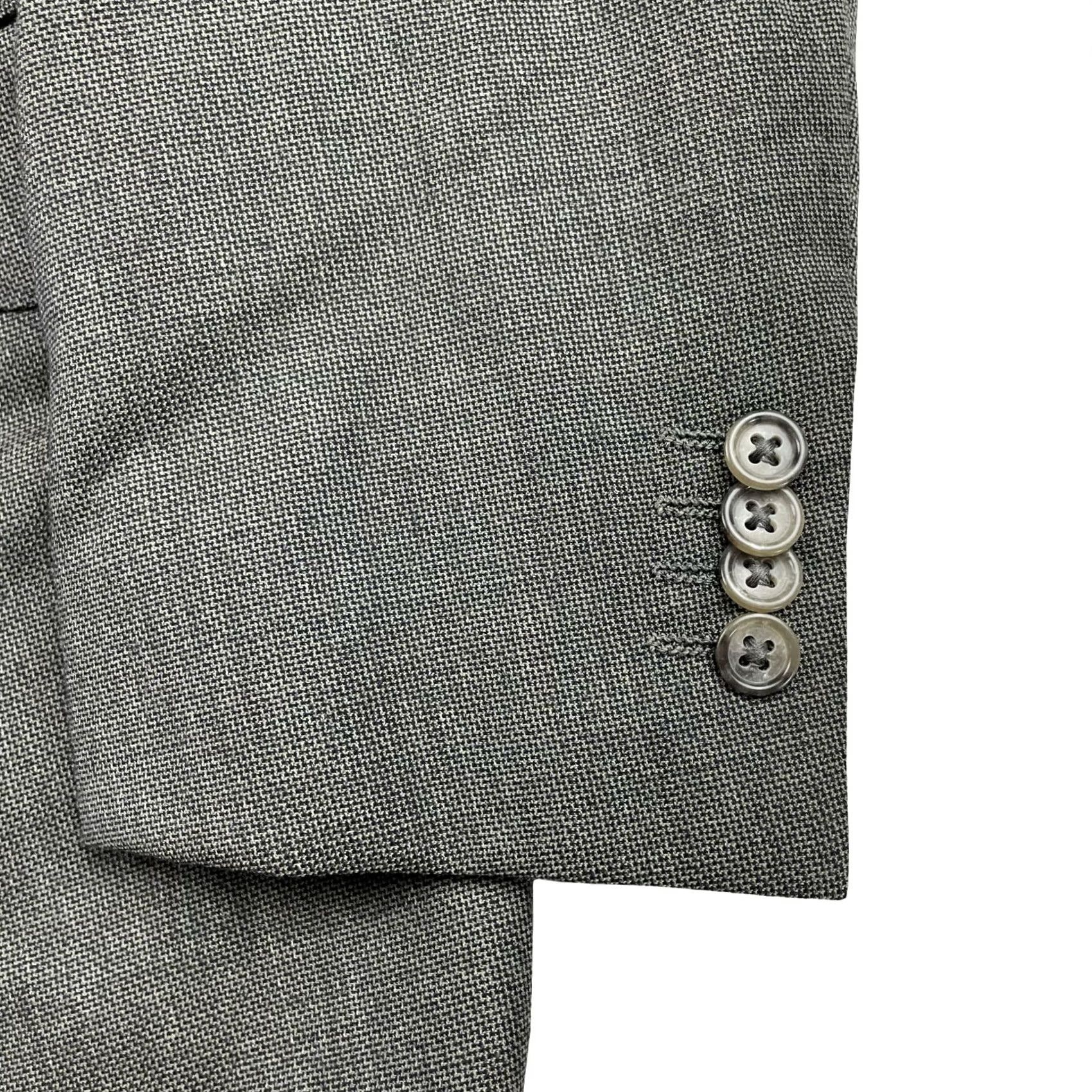 Ermenegildo Zegna Ermenegildo Zegna Blazer Shirt? 3-Button Front Green 100% Wool 40R US Mens Blazer Dress Coat Jacket Vintage No Size 40R - 4 Thumbnail