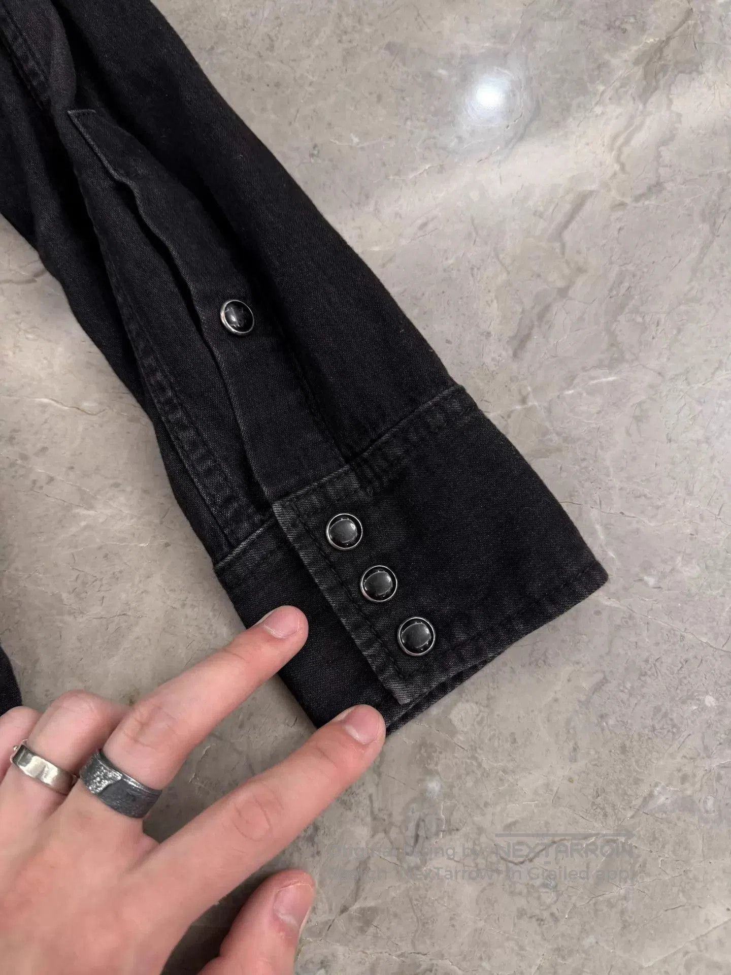 Saint Laurent Paris Black Long. Size US M / EU 48-50 / 2 - 7 Thumbnail