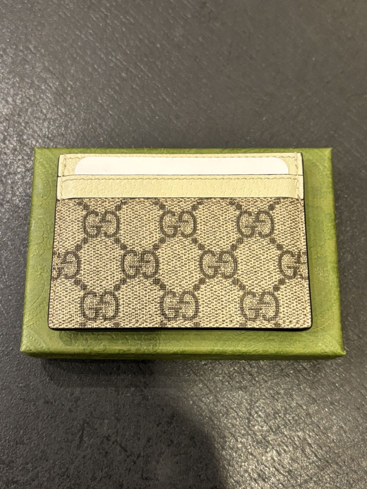 Gucci Gucci GG Supreme Ohpidia Monogram Cardholder Size ONE SIZE - 2 Thumbnail