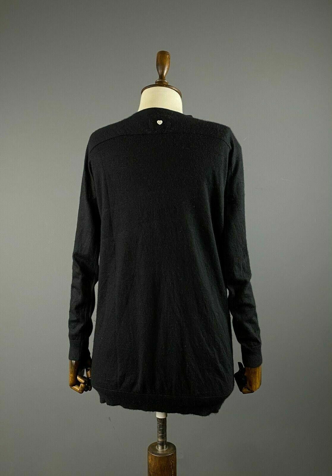 FTC Ladiess FTC V-Neck Black Cashmere Cardigan Jumper Size S Size S / US 4 / IT 40 - 7 Thumbnail