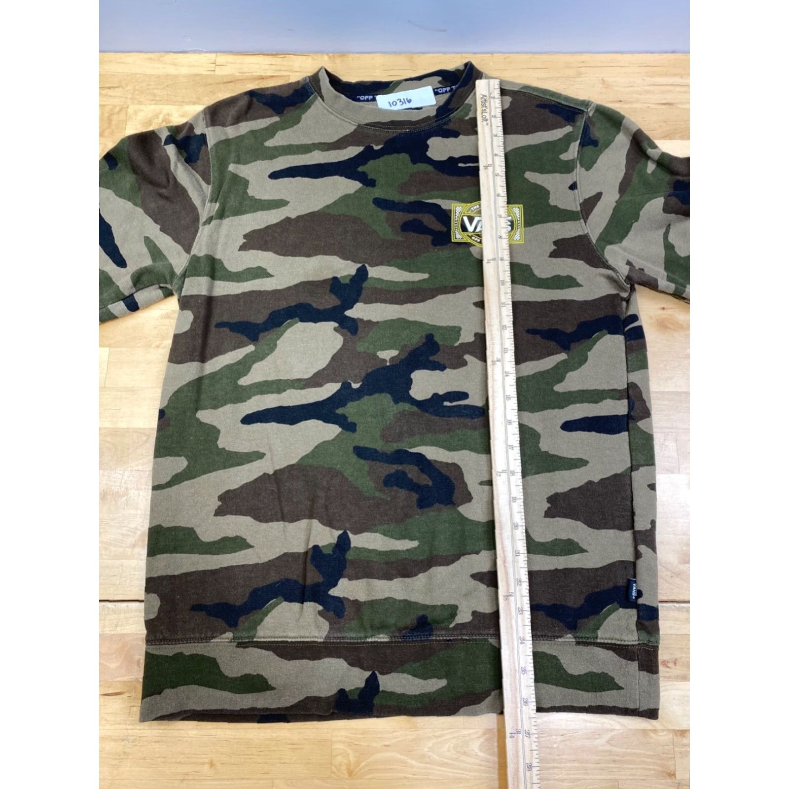 Vans Vans Camouflage Sweatshirt Mens S Green Long Sleeve Crew Neck Skateboard 10316 Size US S / EU 44-46 / 1 - 4 Thumbnail