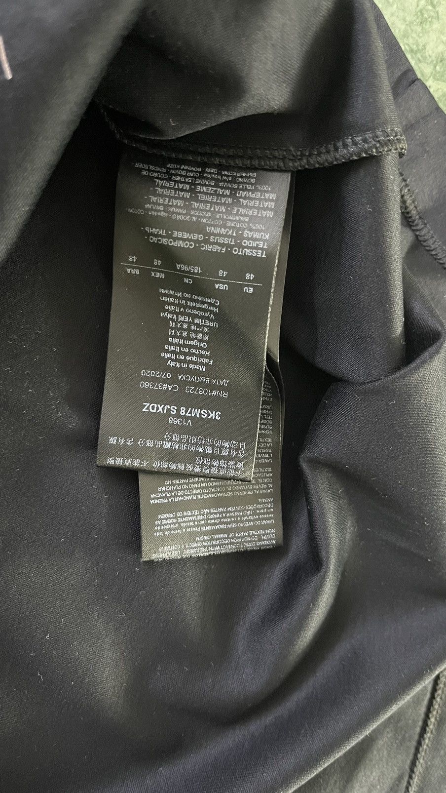 Giorgio Armani Giorgio Armani logo tshirt leather GA patch Size US M / EU 48-50 / 2 - 6 Thumbnail