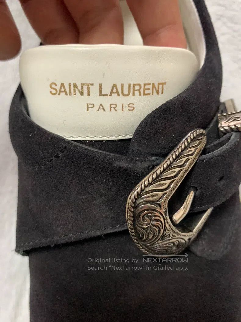 Saint Laurent Paris Saint Laurent Paris Carved Suede Board Shoes Size US 8.5 / EU 41-42 - 7 Thumbnail