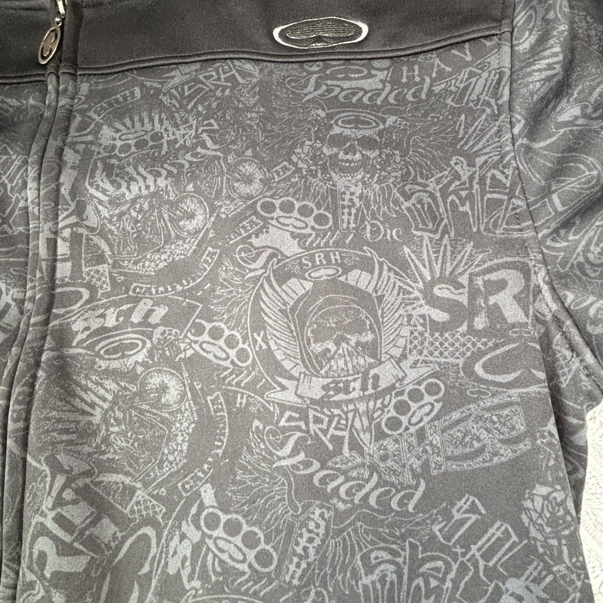 Other Vintage Men’s 2xL SRH All Over Print Skulls 2000s Y2K hoodie Size US XXL / EU 58 / 5 - 18 Thumbnail