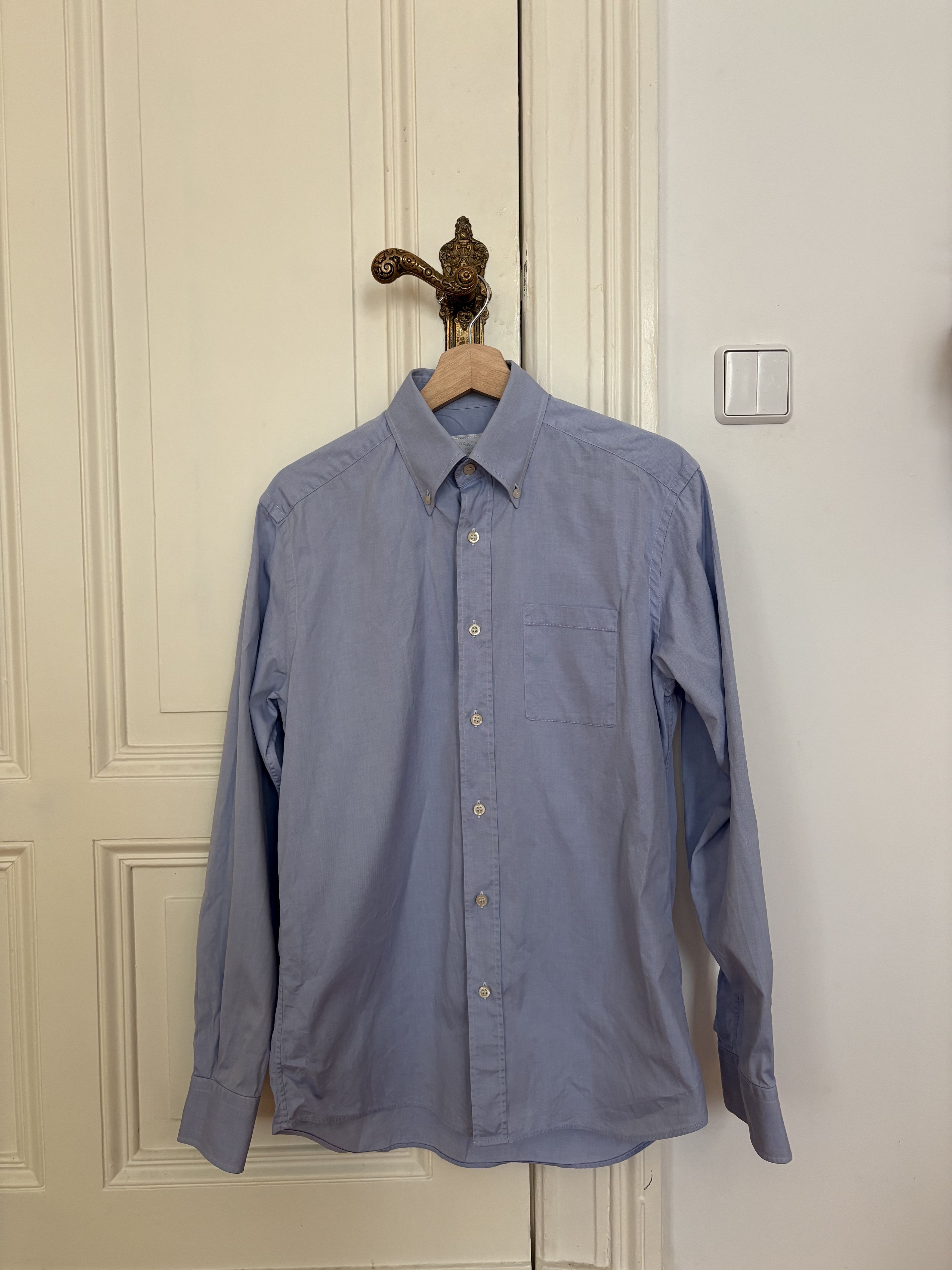 Prada Oxford Shirt Size US M / EU 48-50 / 2 - 1 Thumbnail