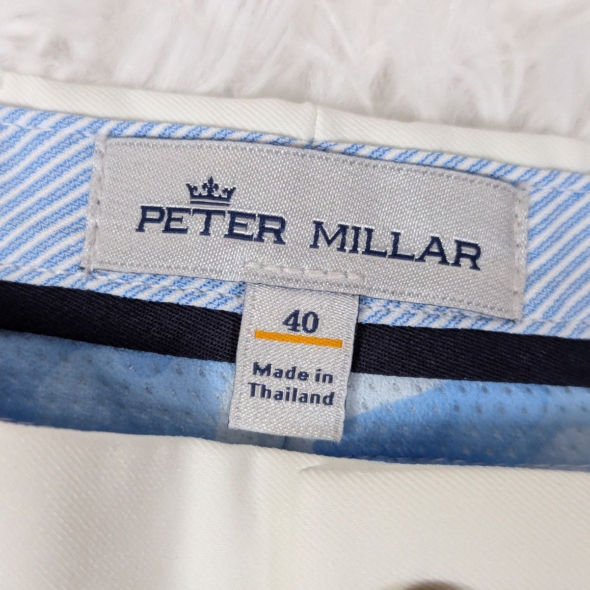 Peter Millar Peter Millar Mens Salem Performance Golf Shorts White 40 Size US 40 / EU 56 - 3 Thumbnail