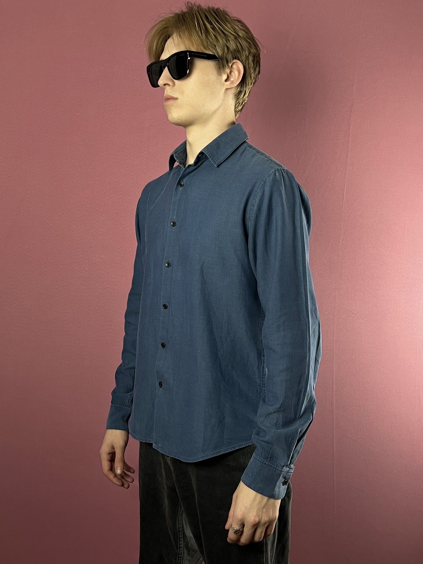 Sandro × Vintage Sandro Vintage Men's Dress Shirt - M Size US M / EU 48-50 / 2 - 1 Thumbnail
