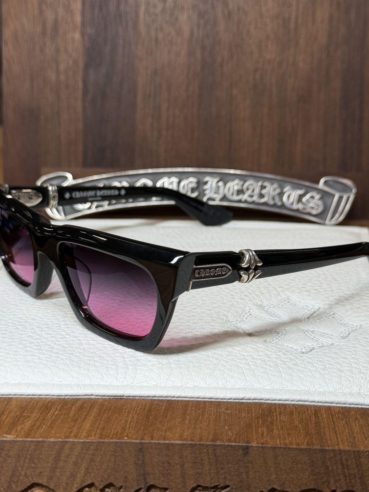Chrome Hearts Chrome Hearts Cliterally Sunglasses Size ONE SIZE - 4 Thumbnail