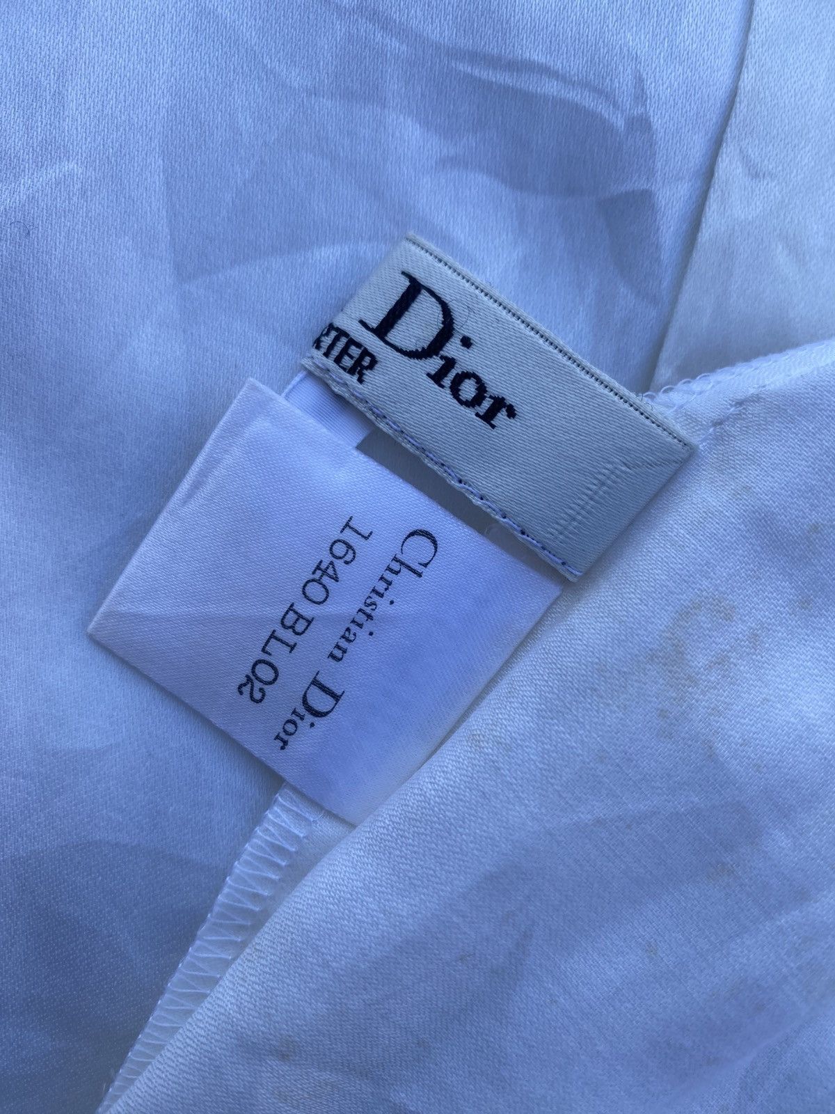 Christian Dior Monsieur Vintage Christian Dior Embroidered Balloon Sleeve Blouse Size M / US 6-8 / IT 42-44 - 17 Thumbnail