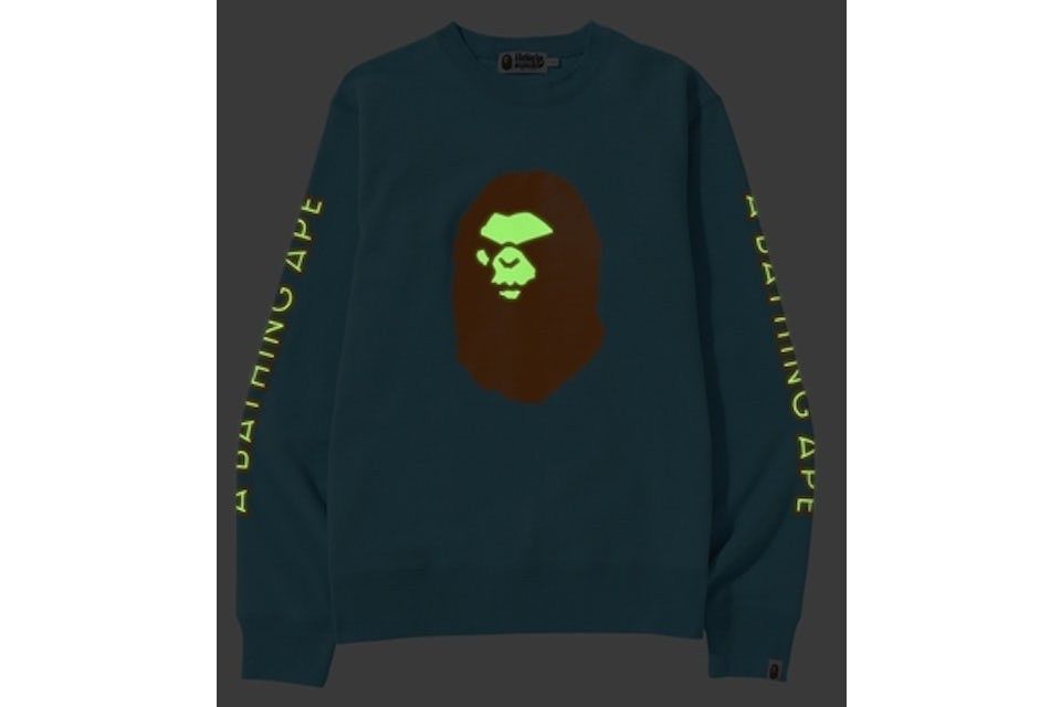 Bape Mad Ape Face Crewneck Size US XL / EU 56 / 4 - 6 Thumbnail