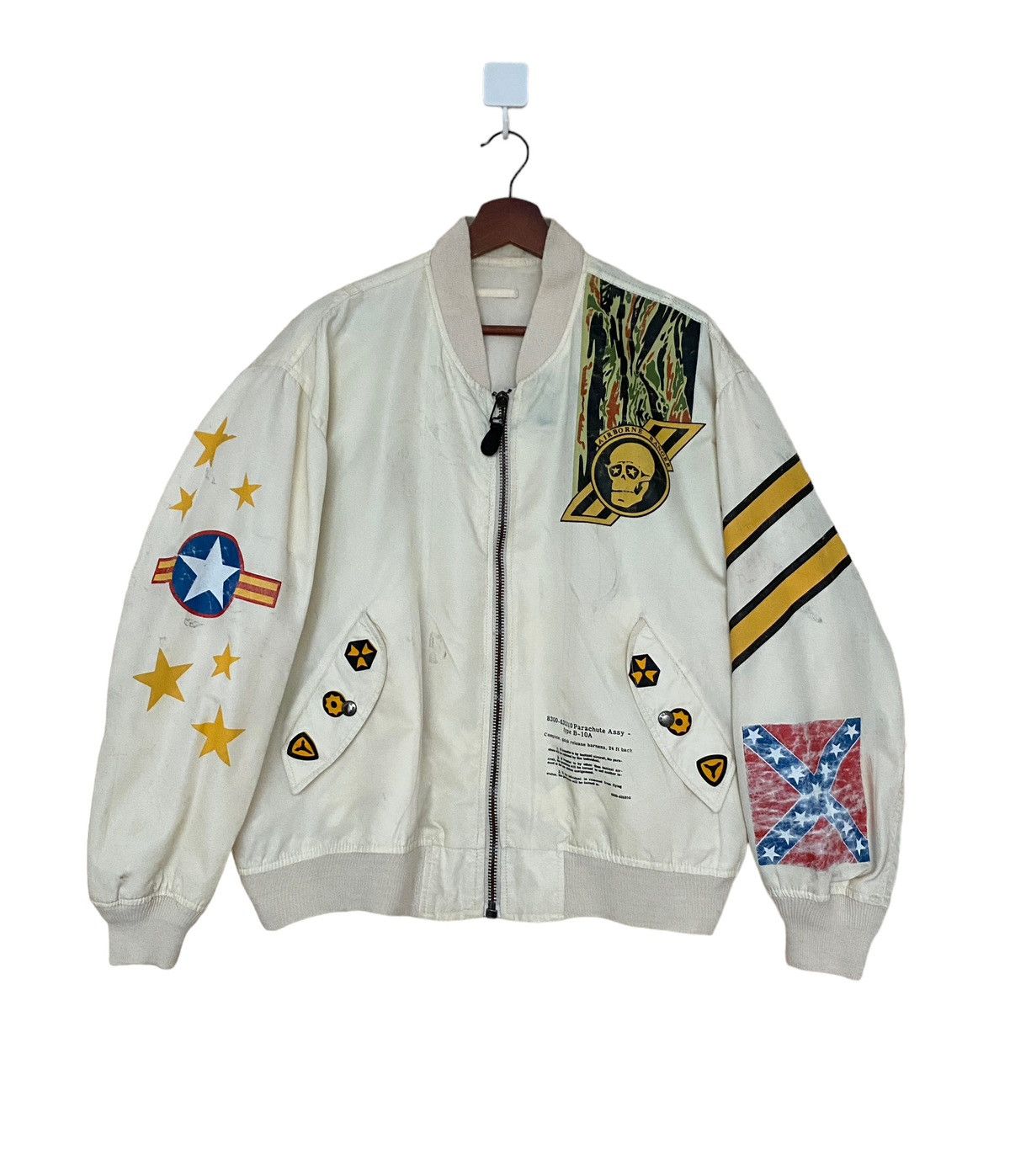 Bottega Veneta Vintage Brand Avirex USAF Fly Jacket 1990s Size US M / EU 48-50 / 2 - 1 Thumbnail