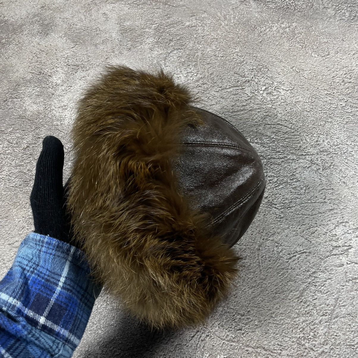 Vintage Vintage Y2K Fuzzy Mohair Beanie Ushanka Alt Grunge Boxy OS Size ONE SIZE - 3 Thumbnail