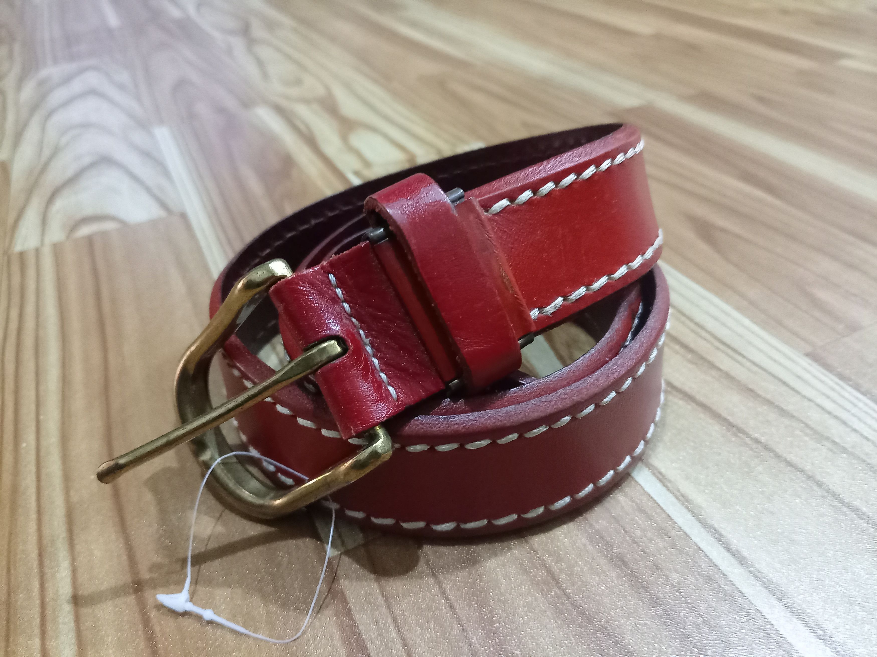 Japanese Brand × RAGEBLUE Rageblue leather belt size max 34 inc Size 34 - 1 Thumbnail