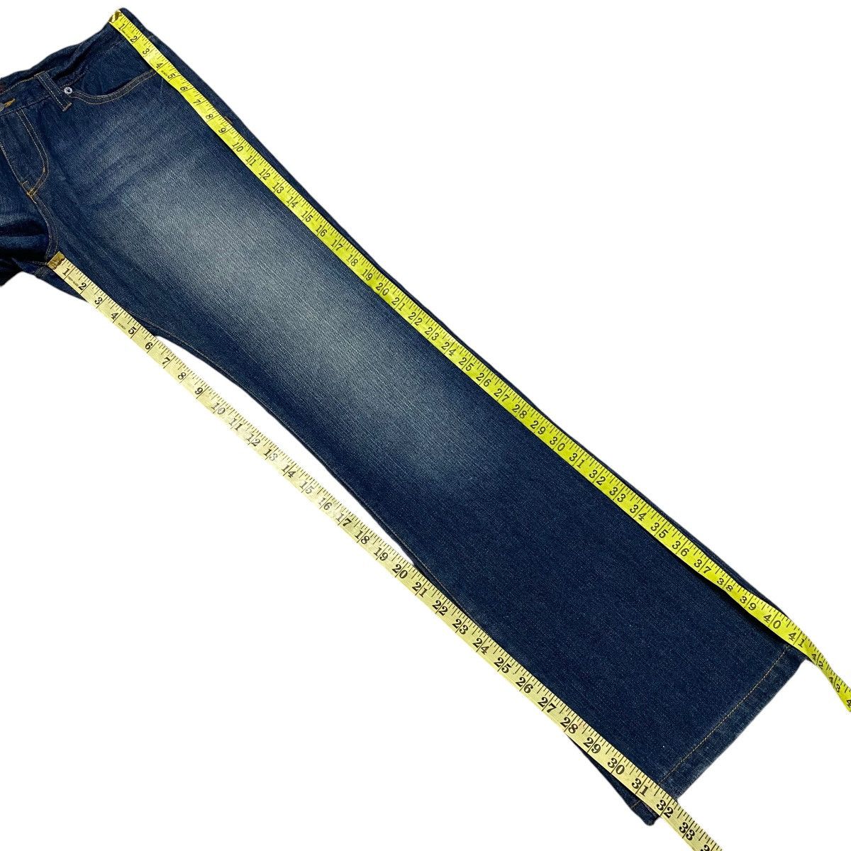 Japanese Brand JACKROSE Denim Flare Jeans Size US 32 / EU 48 - 21 Thumbnail