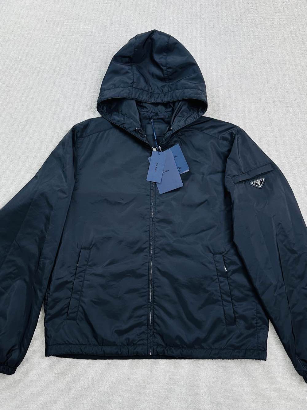 Prada Prada Logo Hooded Light Jacket Size XXL Size US XXL / EU 58 / 5 - 1 Thumbnail