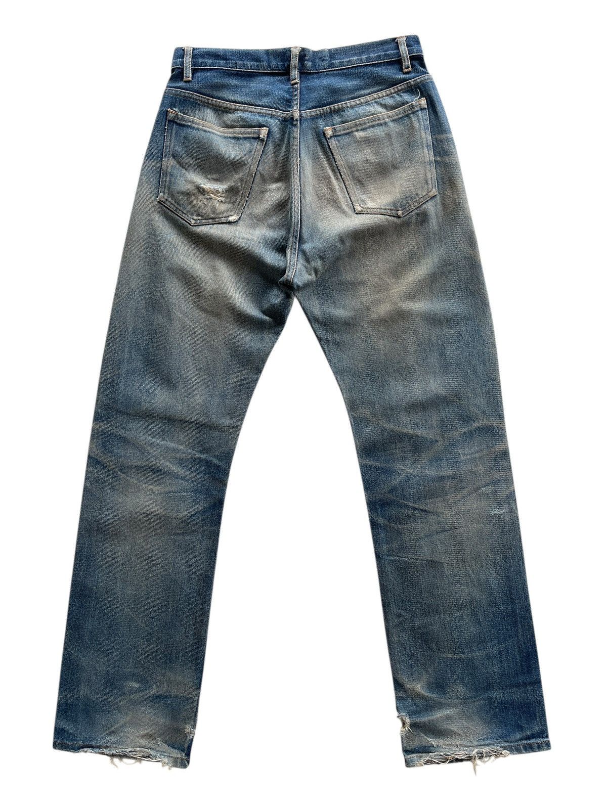 A.P.C. THRASHED❗️A.P.C DISTRESSED SELVEDGE DENIM Size US 28 / EU 44 - 2 Thumbnail