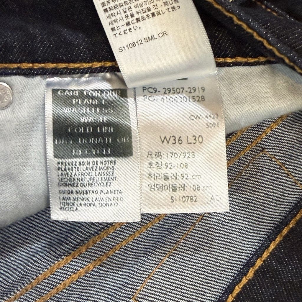 Levi's Levi’s 501 Original Fit Jeans Button Fly Men’s W36 L30 Size US 36 / EU 52 - 8 Thumbnail