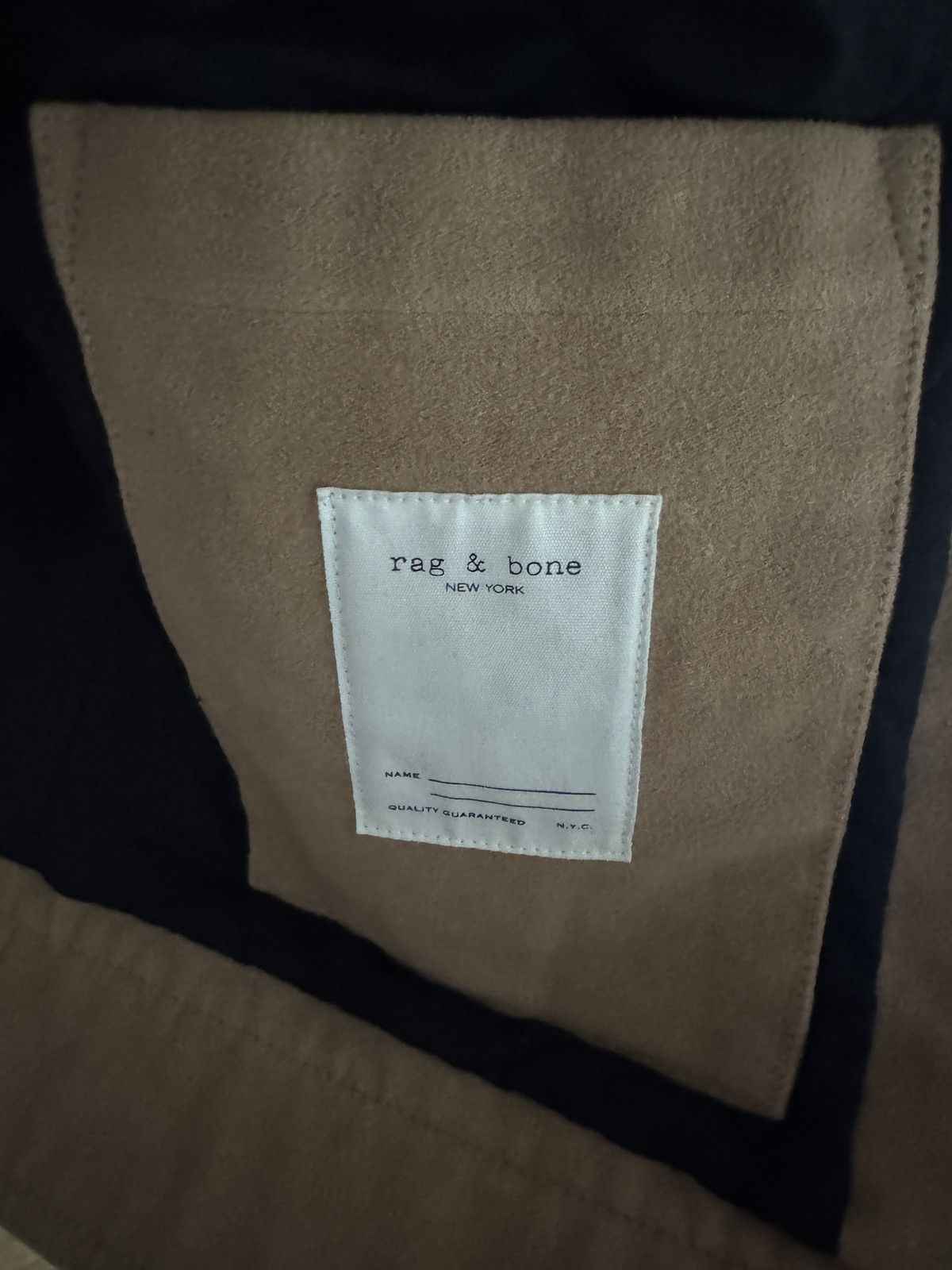 Rag & Bone Rag & Bone Suede Matthew Jacket in Camel Tan Size L #C4608 Size US L / EU 52-54 / 3 - 5 Thumbnail