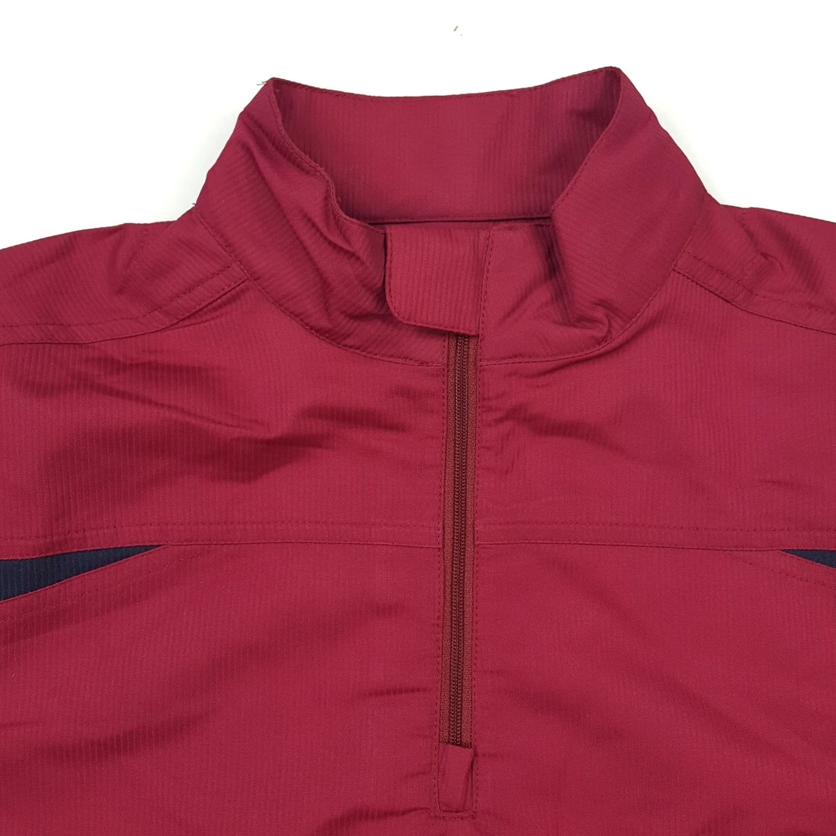 Izod VINTAGE IZOD Windbreaker Jacket Women's M 1/4 Zip Pink Nylon Modern Retro Sports Golf Tennis 90s Y2K 80s Size M / US 6-8 / IT 42-44 - 2 Thumbnail