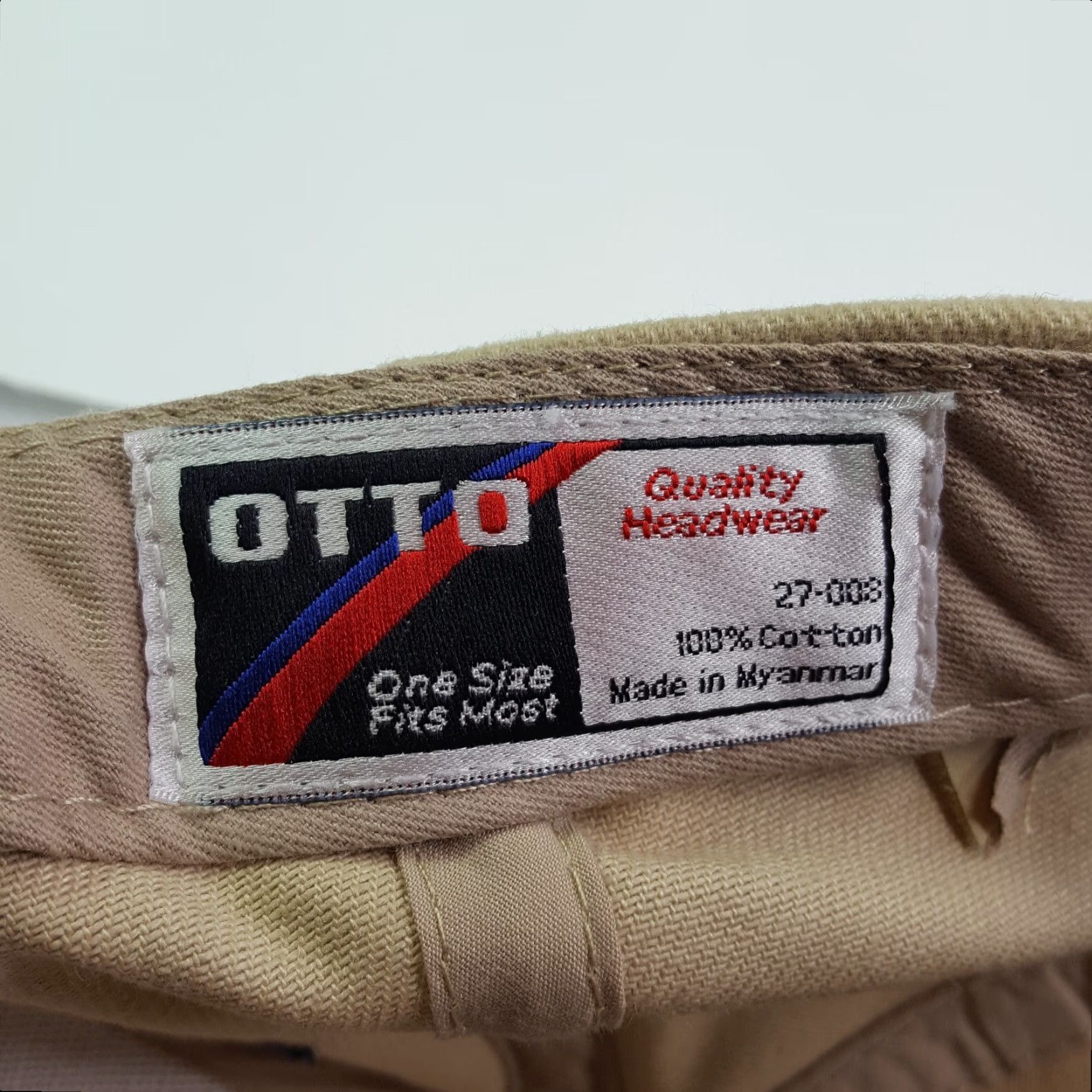 Vintage VINTAGE Otto Beige Twill Hat Baseball Cap Adjustable Strap Trucker 90s Casual Mens Sports Blue History 90s USA Size ONE SIZE - 7 Thumbnail