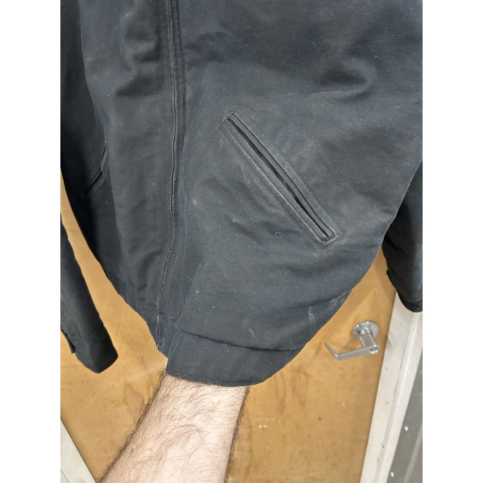 Carhartt VTG Carhartt J01BLK Black Detroit Jacket XXL Canvas Workwear Size US XXL / EU 58 / 5 - 8 Thumbnail