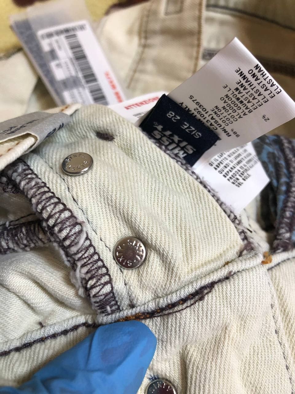Miss Sixty Miss Sixty Zippered Pockets Straight Leg Jeans cargo Size 28" / US 6 / IT 42 - 5 Thumbnail