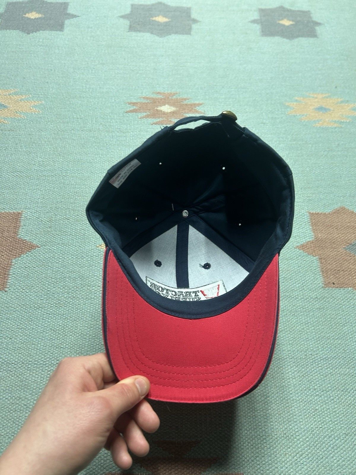 Vintage Tractor supply co strapback hat wrangler NWT DEADSTOCK farm Size ONE SIZE - 7 Thumbnail