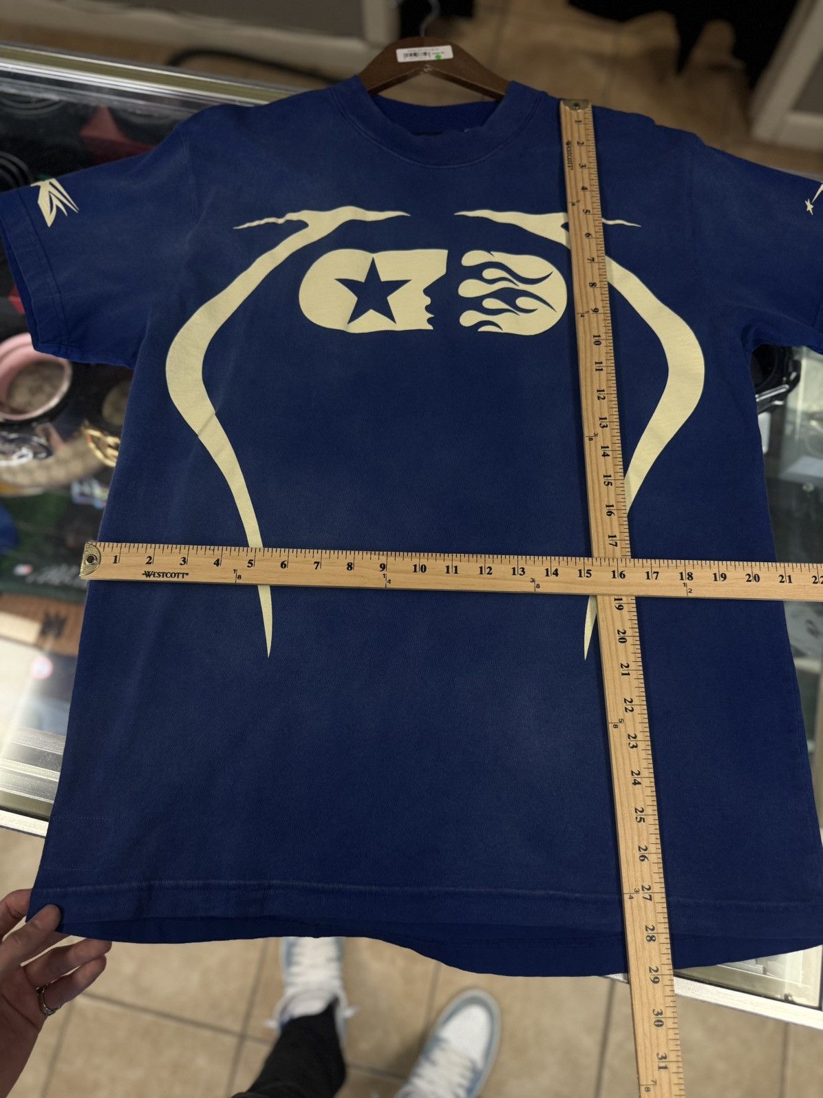 HELLSTAR Hellstar Blue Sport Tee Shirt 100% Authentic Size XS Size US XS / EU 42 / 0 - 7 Thumbnail