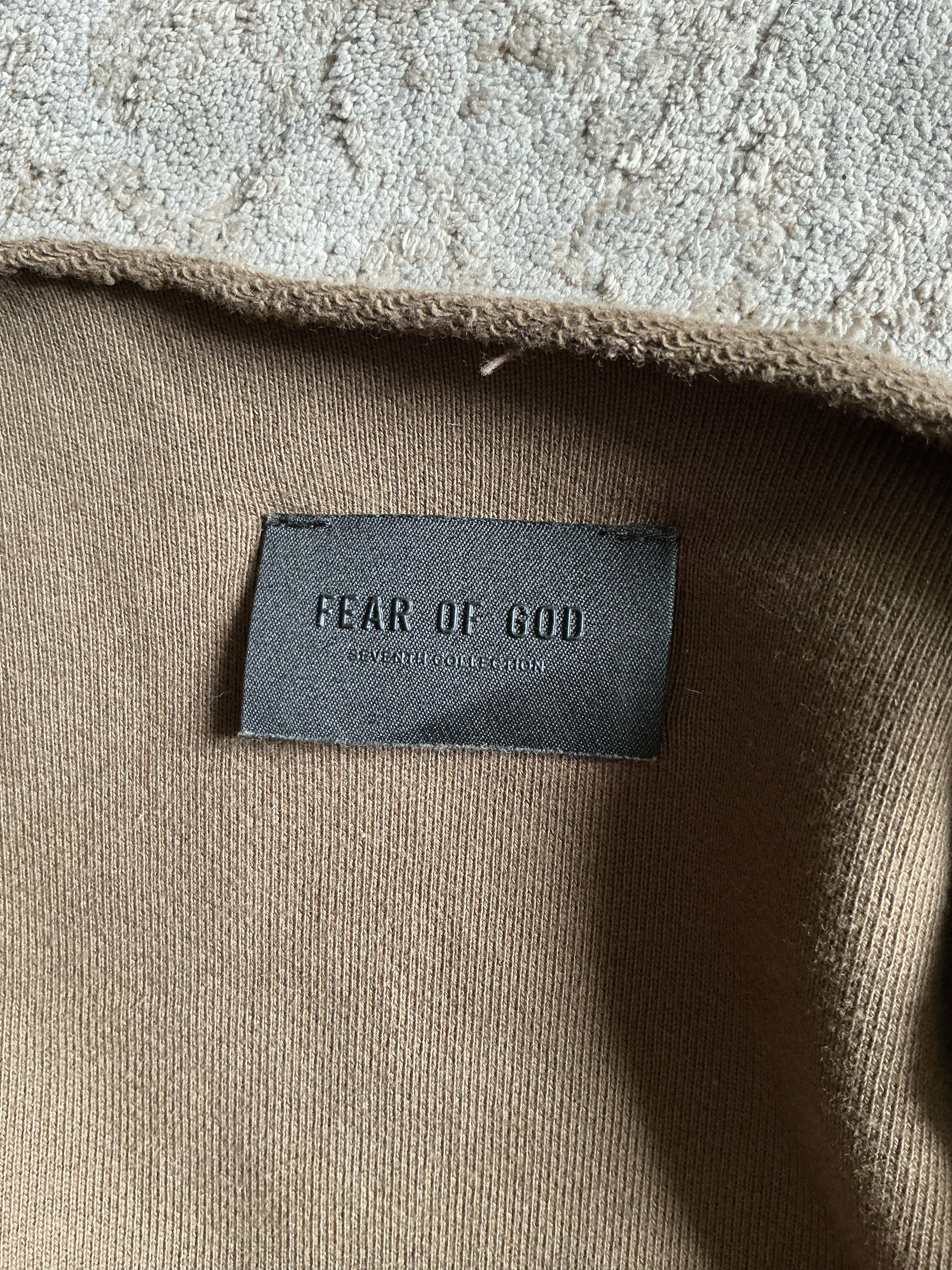 Fear of God Fear of God knitted short sleeve T-shirt mocha brown Size US L / EU 52-54 / 3 - 4 Thumbnail