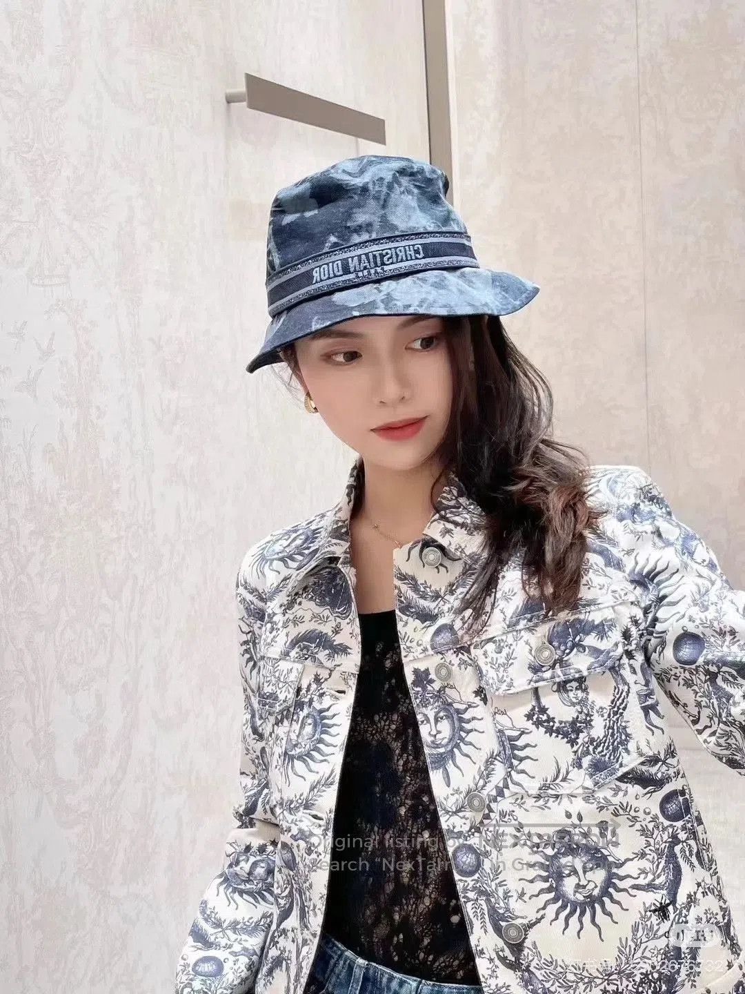 Dior Dior Classic Denim Bucket Hat. Size ONE SIZE - 2 Thumbnail