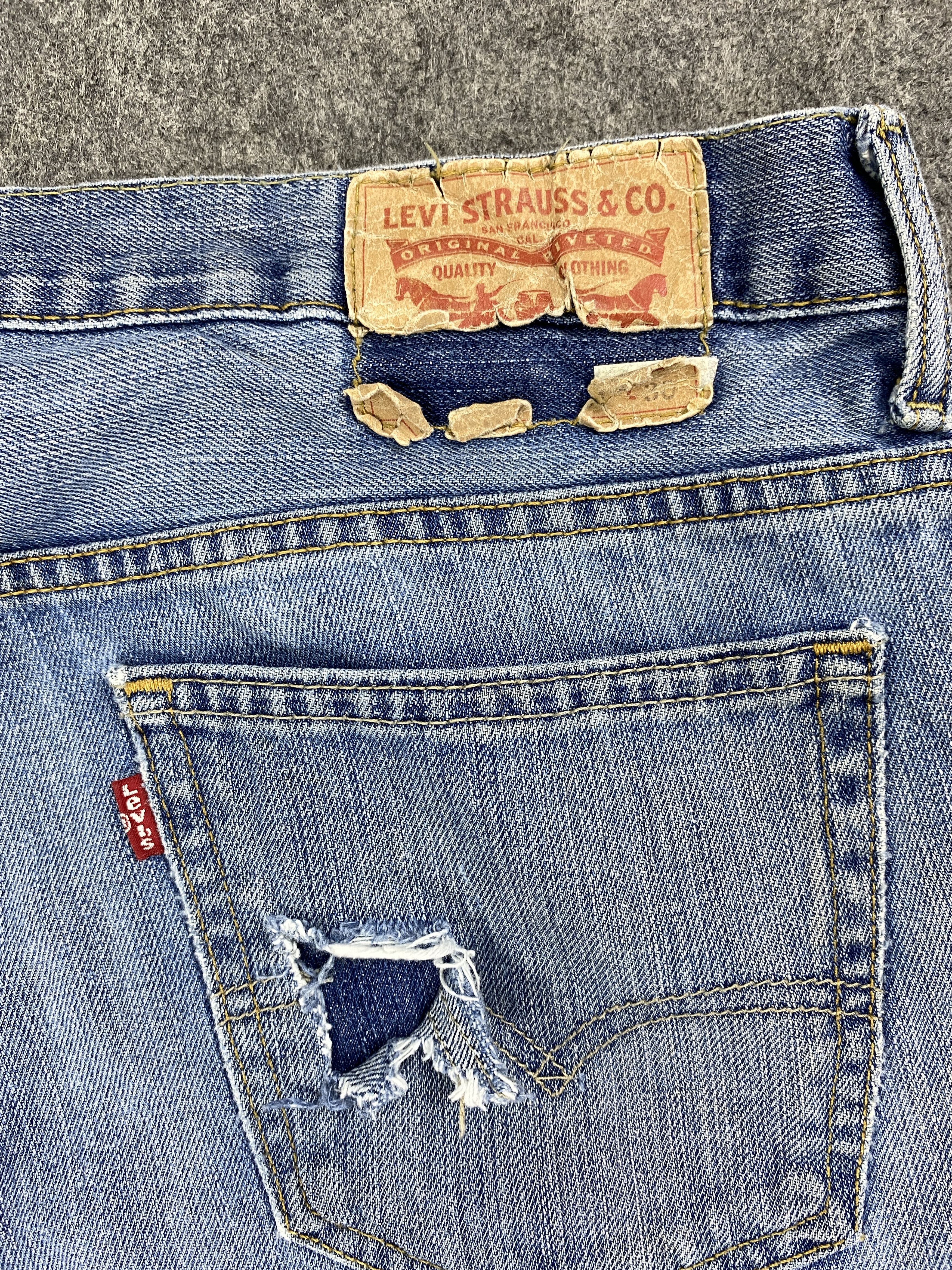 Levi's Blue Wash Vintage Levi's 569 Jeans 36x30 Denim JN1735 Size US 36 / EU 52 - 9 Thumbnail