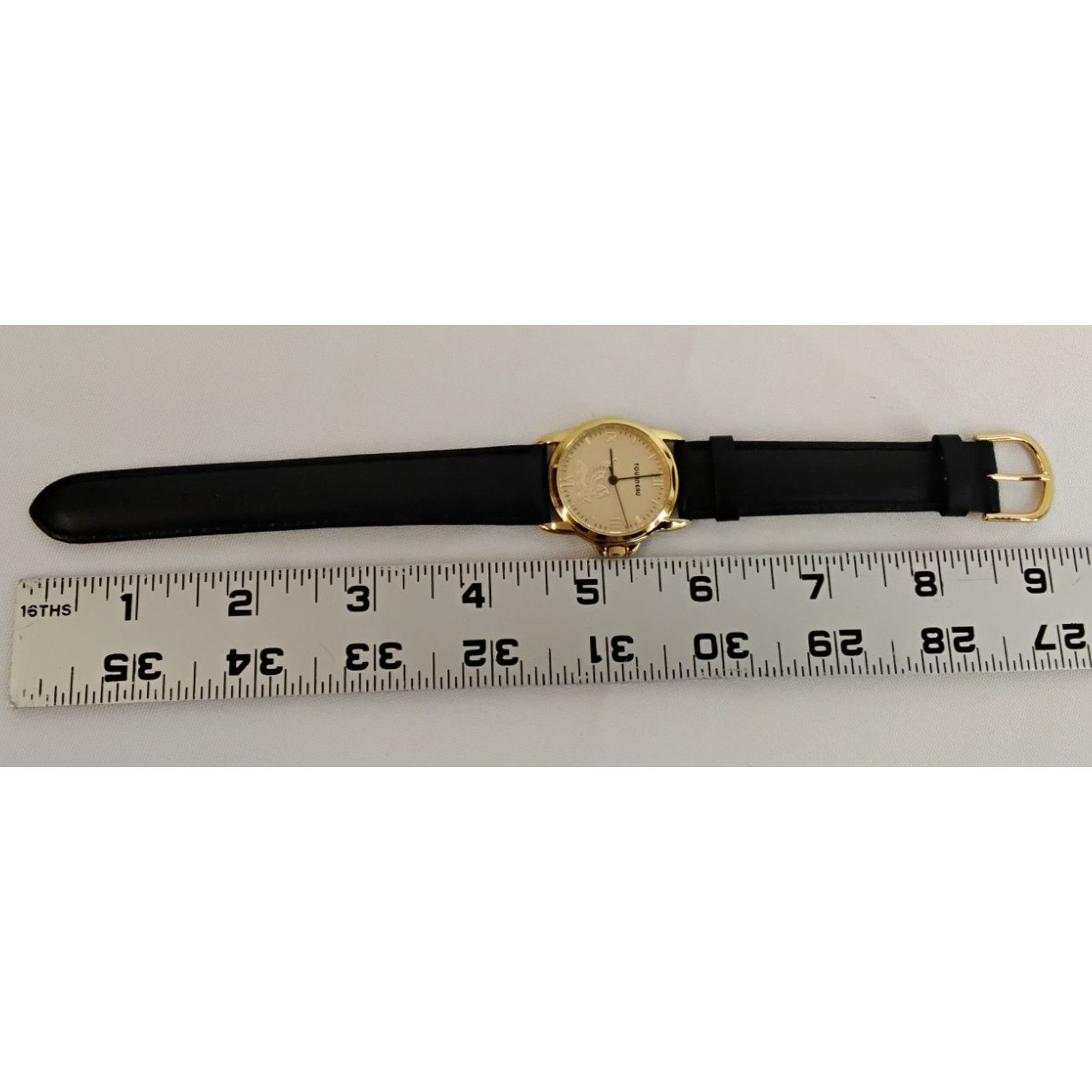 Other Tourneau Pegasus Ladies Watch Ltd' Edition Gold Black Band Size ONE SIZE - 10 Thumbnail