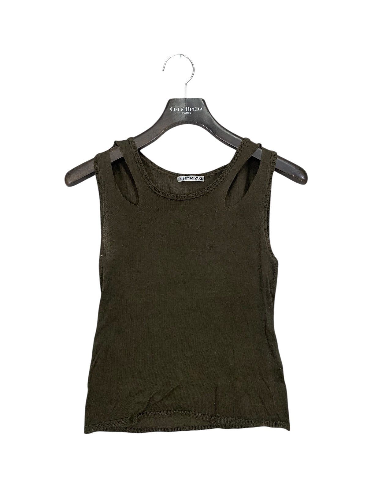 Designer × Issey Miyake Very rare Vintage issey miyake tanktop mesh destroy style Size US S / EU 44-46 / 1 - 1 Thumbnail