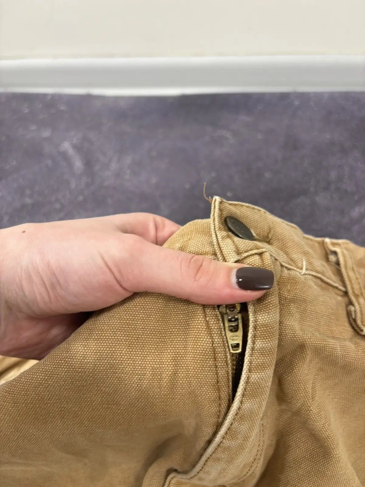 Dickies × Vintage Vintage Dickies USA Denim Orange Work Hype Pants Jeans Size US 36 / EU 52 - 9 Thumbnail