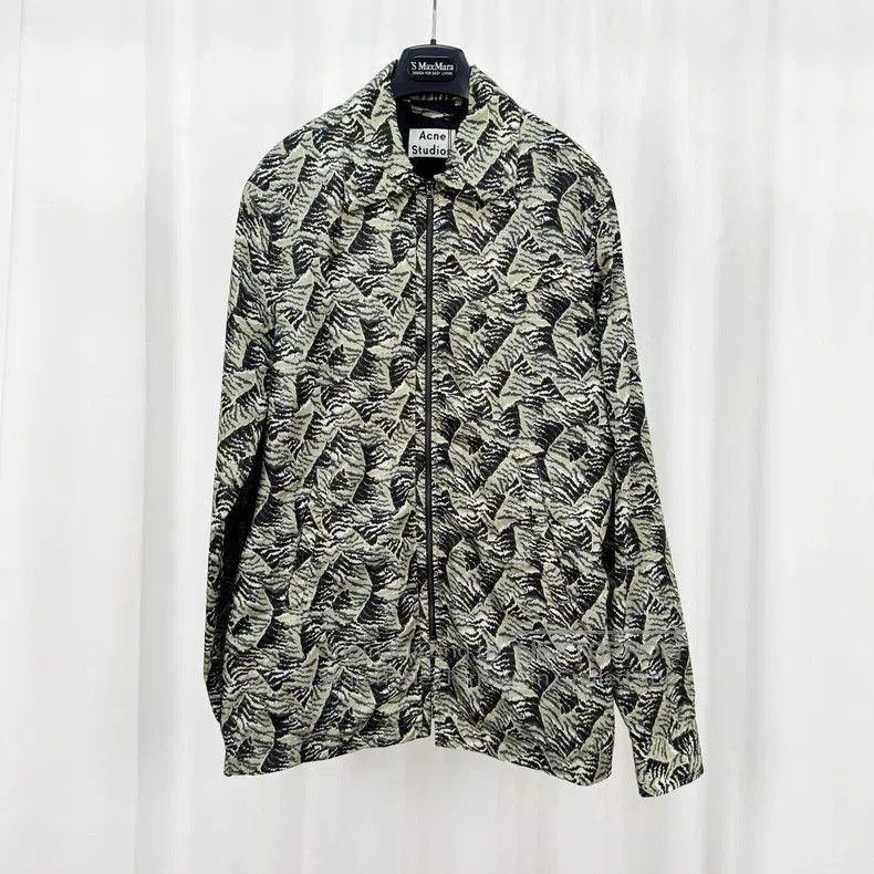 Acne Studios Acne Studios Green Mountain Print Zip Jacket. Size US L / EU 52-54 / 3 - 1 Thumbnail