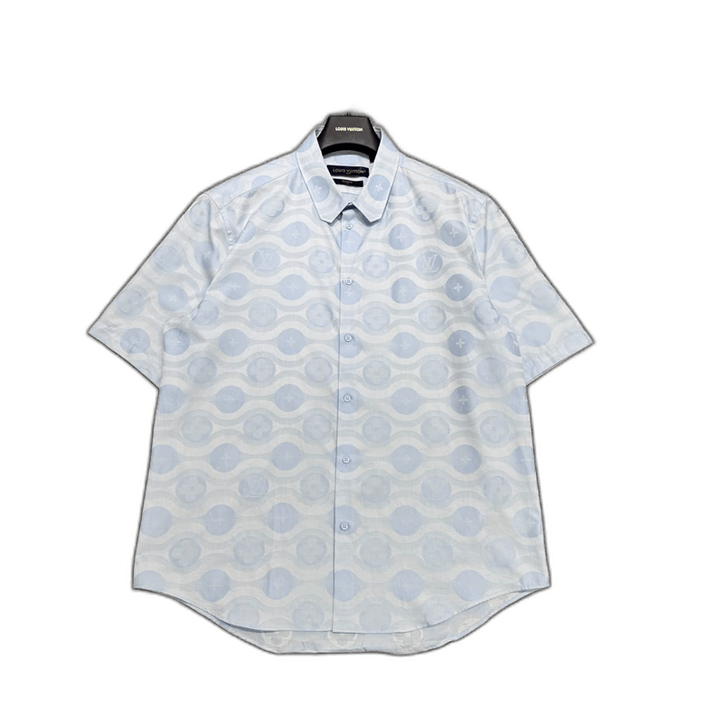 Louis Vuitton Louis Vuitton Short Sleeve Patterned Shirt-yf Size US L / EU 52-54 / 3 - 1 Thumbnail