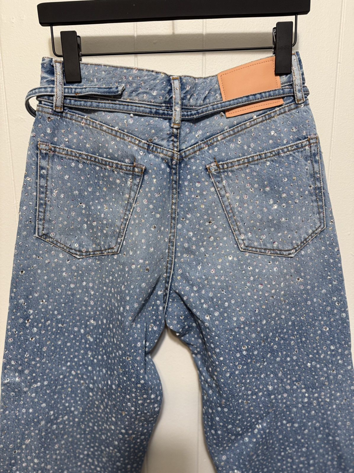 Acne Studios Acne Studios 1991 Toj Vegas Rhinestone Jeans Size US 27 - 4 Thumbnail