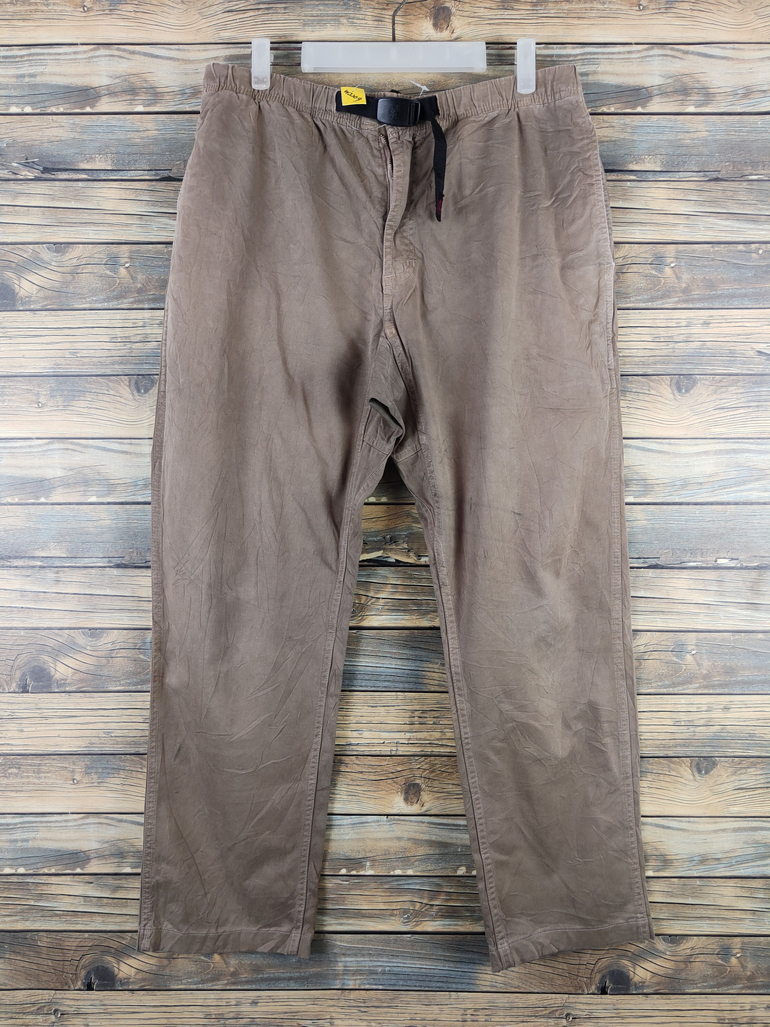 Gramicci Gramicci Brown faded vintage Casual Pants #W2209 Size US 33 - 1 Thumbnail
