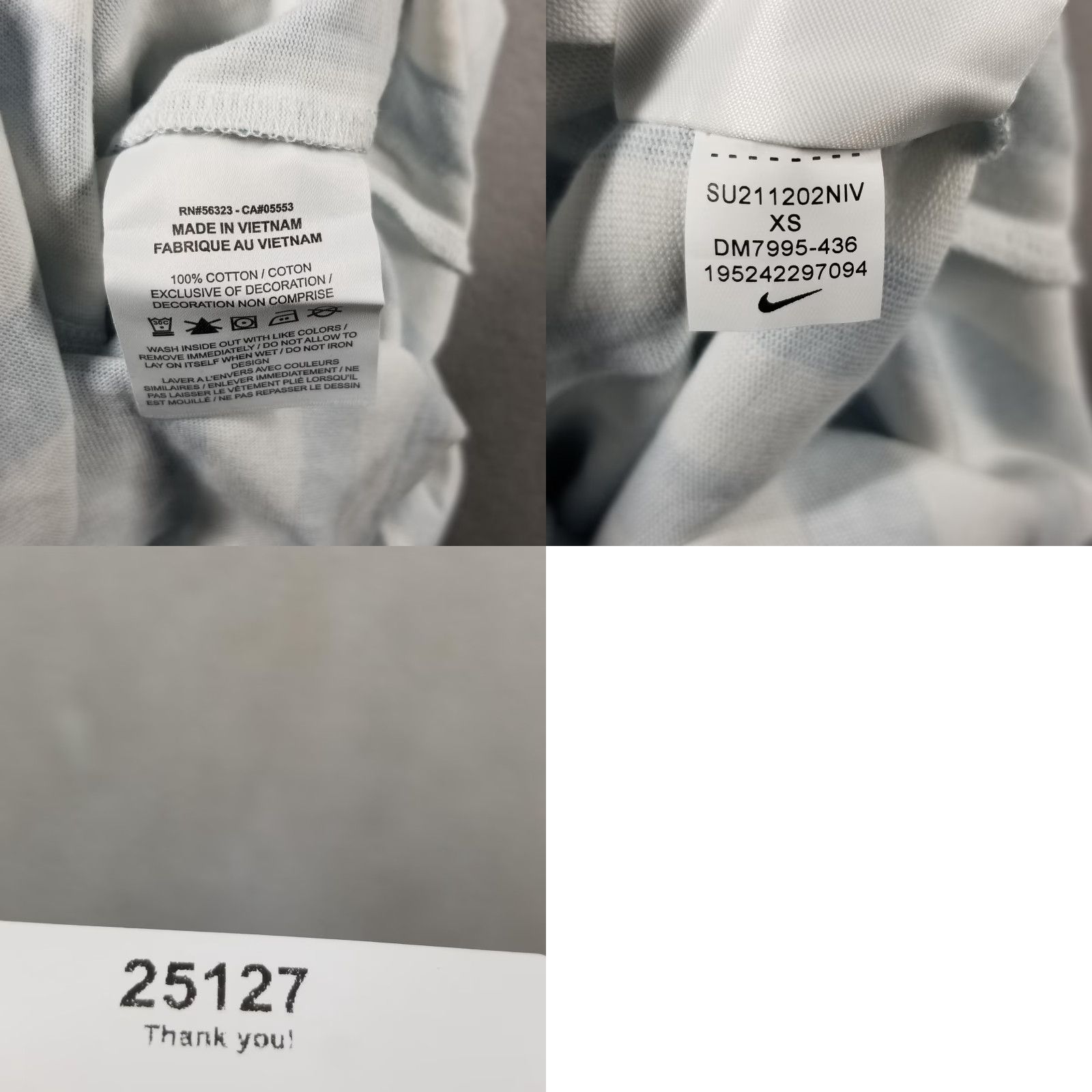 Nike Nike Dress Womens XS Blue White Striped Tank Bodycon Midi DM7995-436 Size XS / US 0-2 / IT 36-38 - 8 Thumbnail